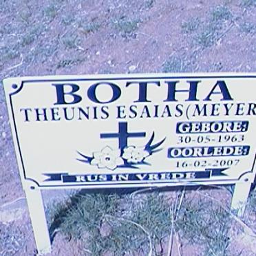 BOTHA Theunis Esaias, MEYER 1963-2007