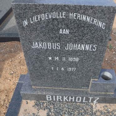 BIRKHOLTZ Jakobus Johannes 1898-1977