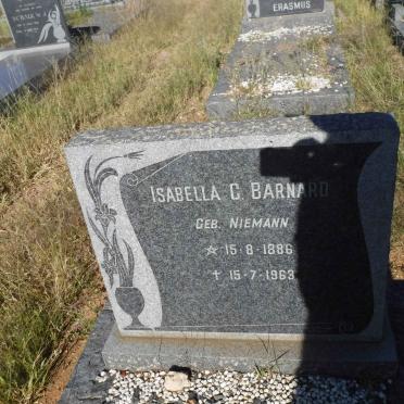 BARNARD Isabella C. nee NIEMANN 1886-1963