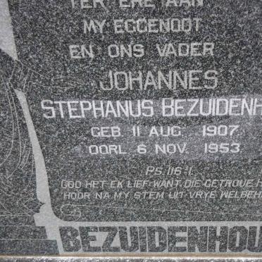 BEZUIDENHOUT Johannes Stephanus 1907-1953