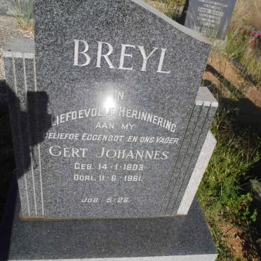 BREYL Gert Johannes 1903-1961