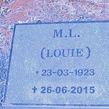 BOHME M.L. 1923-2015