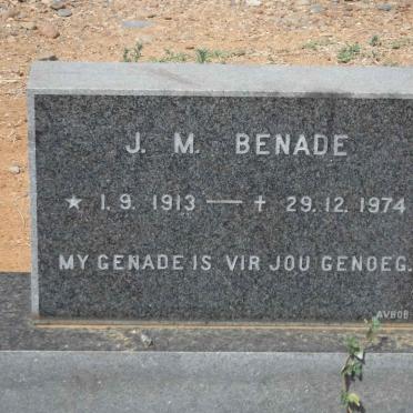 BENADE J.M. 1913-1974