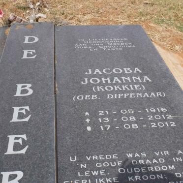 BEER Jacoba Johanna, de nee DIPPENAAR 1916-2012