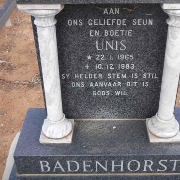 BADENHORST Unis 1965-1983