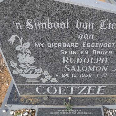 COETZEE Rudolph Salomon J. 1956-1981