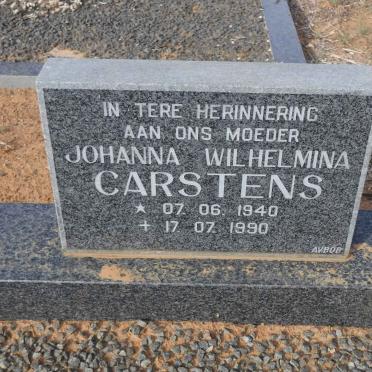 CARSTENS Johanna Wilhelmina 1940-1990