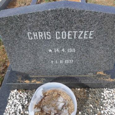 COETZEE Chris 1911-1977
