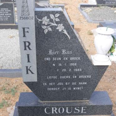 CROUSE Frik 1956-1985