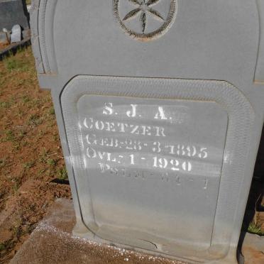 COETZER S.J.A. 1895-1920