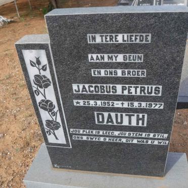 DAUTH Jacobus Petrus 1952-1977