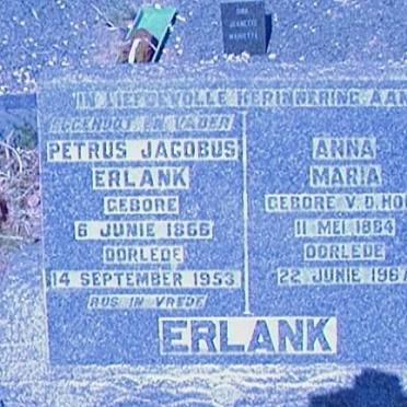 ERLANK Petrus Jacobus 1866-1953 &amp; Anna Maria V.D. HOFF 18?4-1967