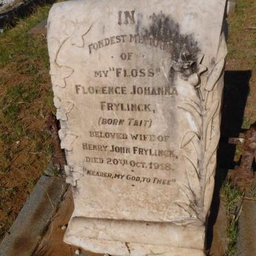 FRYLINCK Florence Johanna nee TAIT -1918