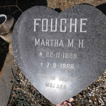 FOUCHE Martha M.H. 1898-1968