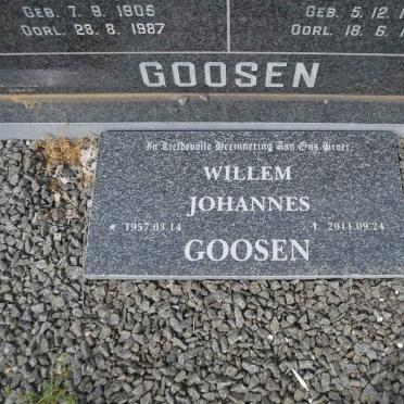 GOOSEN Willem Johannes 1957-2011