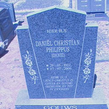 GOUWS Daniel Christian Philippus 1922-2006