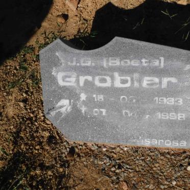 GROBLER J.G. 1933-1998