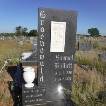 GROENEWALD Samuel Hallatt 1928-1976