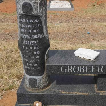 GROBLER Hermanus Johannes 1930-1985