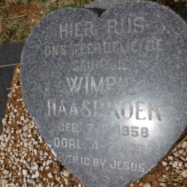 HAASBROEK Wimpie 1958-1959