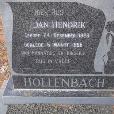HOLLENBACH Jan Hendrik 1928-1995