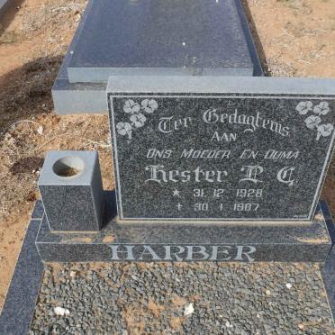 HARBER Hester P.C. 1928-1987