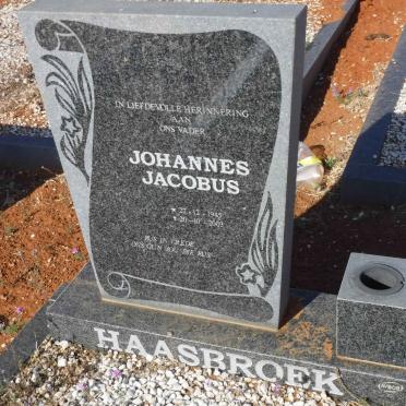 HAASBROEK Johannes Jacobus 1945-2003