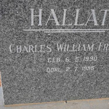 HALLATT Charles William  Francis 1930-1995