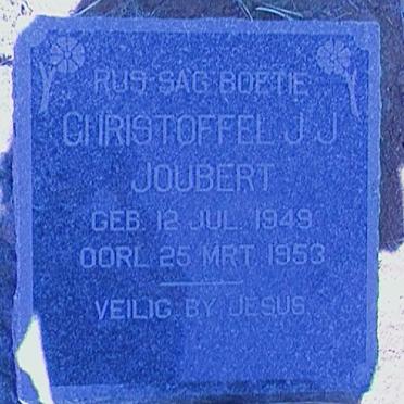 JOUBERT Christoffel J.J. 1949-1953