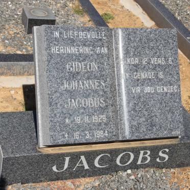JACOBS Gideon Johannes Jacobus 1929-1984