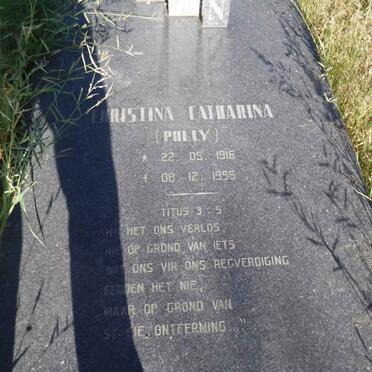 JANSEN Christina Catharina 1916-1995