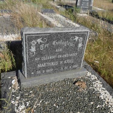 KRIEL Marthinus H. 1902-1962