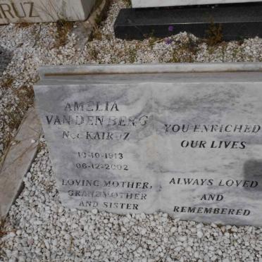 BERG Amelia, van den nee KAIRUZ 1913-2002