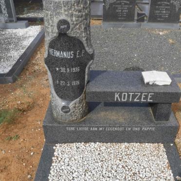 KOTZEE Hermanus E.P. 1936-1976