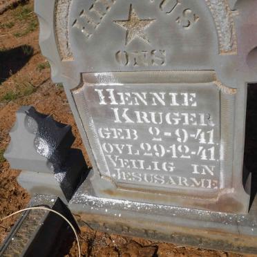 KRUGER Hennie 1941-1941