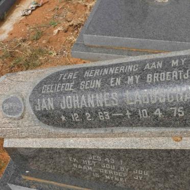 LABUSCHAGNE Jan Johannes 1963-1975