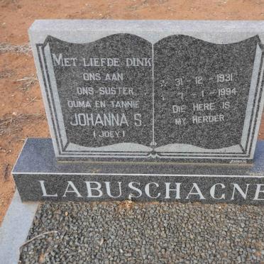 LABUSCHAGNE Johanna S. 1931-1994