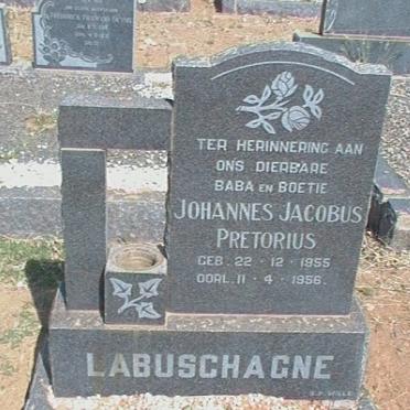 LABUSCHAGNE Johannes Jacobus Pretorius 1955-1956