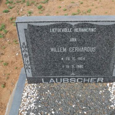 LAUBSCHER Willem Gerhardus 1924-1980