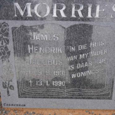 MORRIES James Hendrik Jacobus 1931-1990