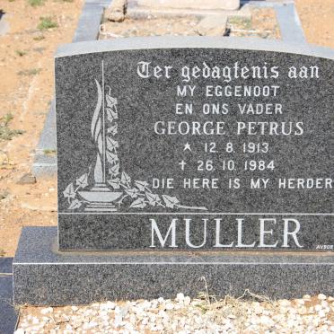 MULLER George Petrus 1913-1984