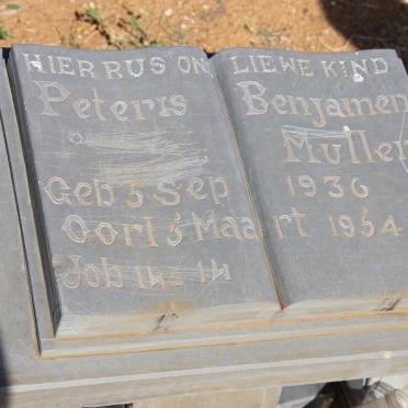 MULLER Peteris Benjamen 1936-1954