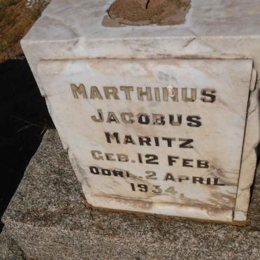 MARITZ Marthinus Jacobus -1934