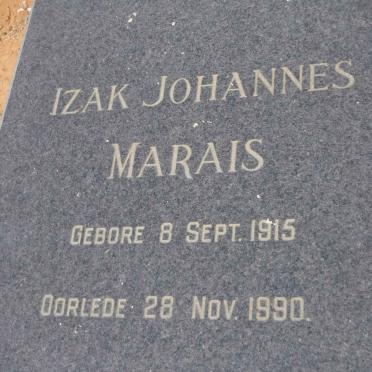MARAIS Izak Johannes 1915-1990