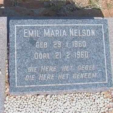 NELSON Emil Maria 1960-1960