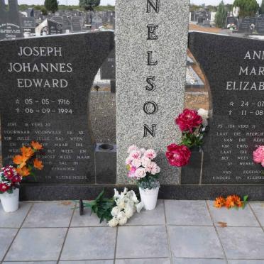 NELSON Joseph Johannes Edward 1916-1994 &amp; Anna Maria Elizabeth 1915-1990