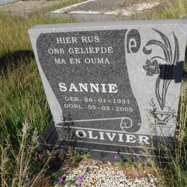 OLIVIER Sannie 1931-2005