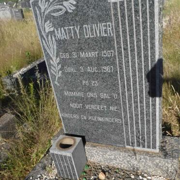 OLIVIER Matty 1907-1967