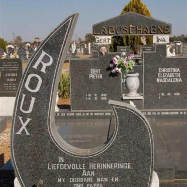 ROUX Thomas Louwrens 1959-1995