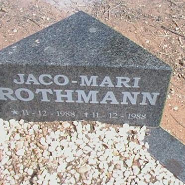 ROTHMANN Jaco-Mari 1988-1988